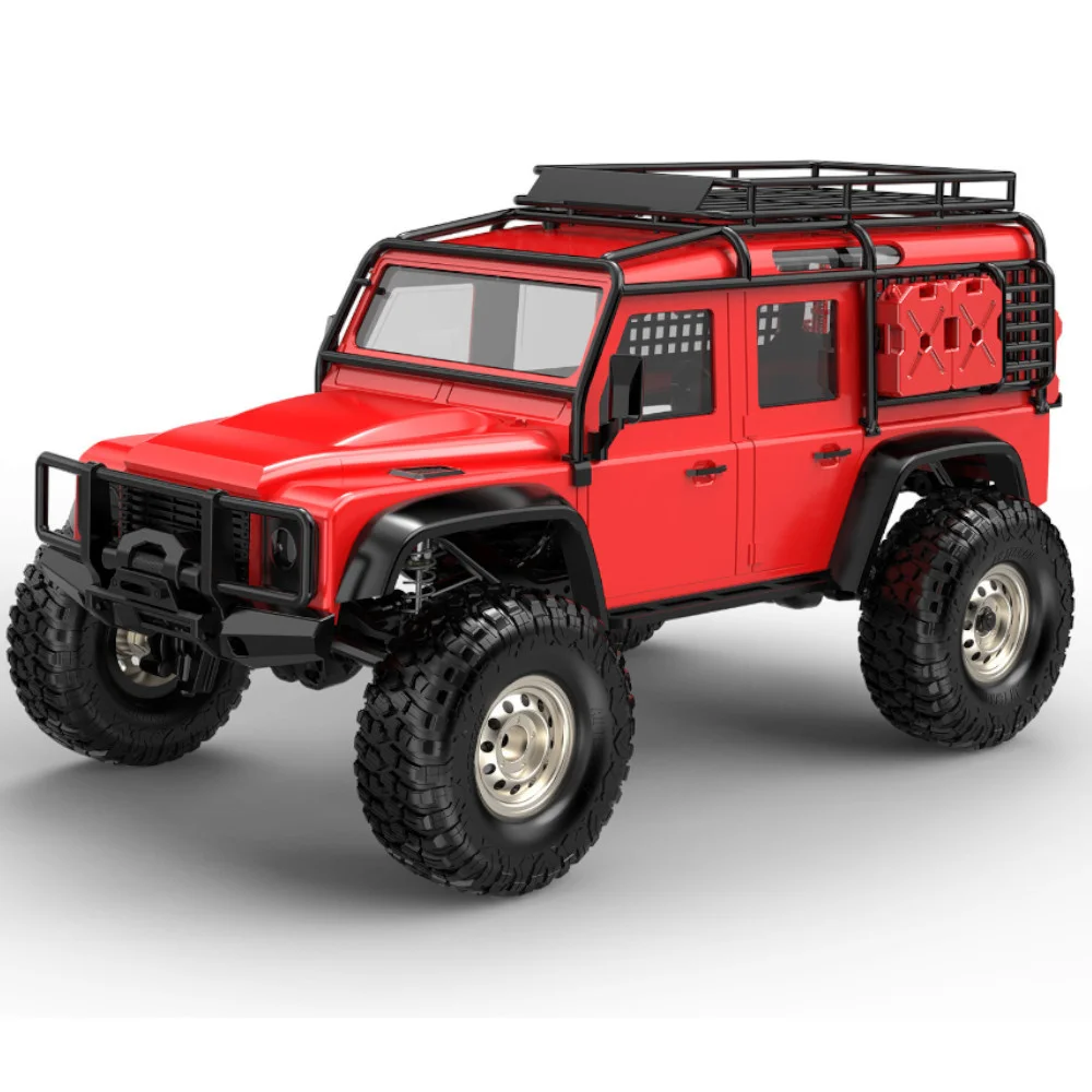 Détail des LED avant et du pare-chocs du Remo Hobby 1893-SL RTR 1/18 4WD RC Rock Crawler.