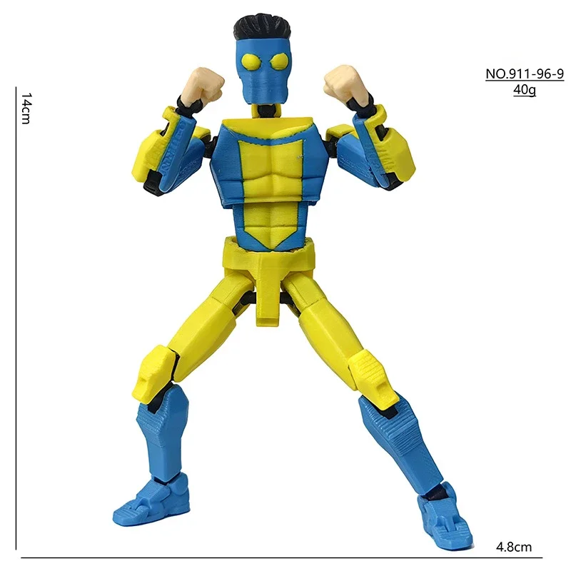 3D Printed Superheroes Anime Multi-Jointed Action Figures Ornaments Gifts