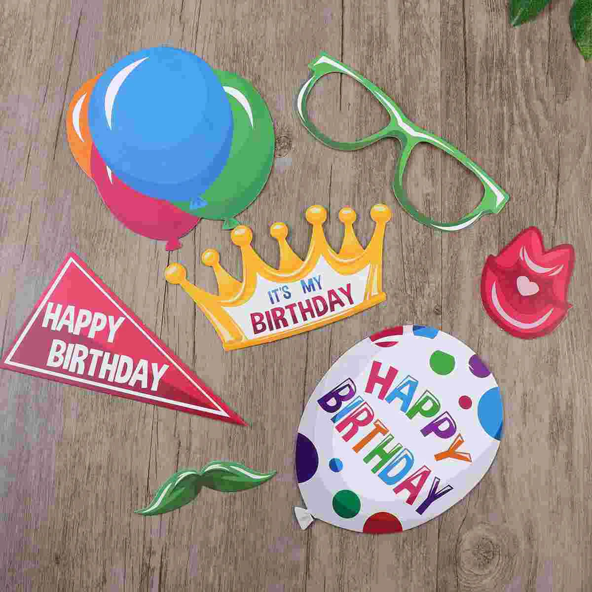 생일 축하 사진 부스 소품, 재미있는 생일 장식, 생일 파티 장식