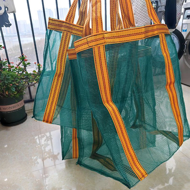 Outdoor Shrimp Cage Storage Bag Wear-Resistant Solid Camping Loach Eel Cage Mesh Bag Reinforced Thickened Tote Net For Fishing