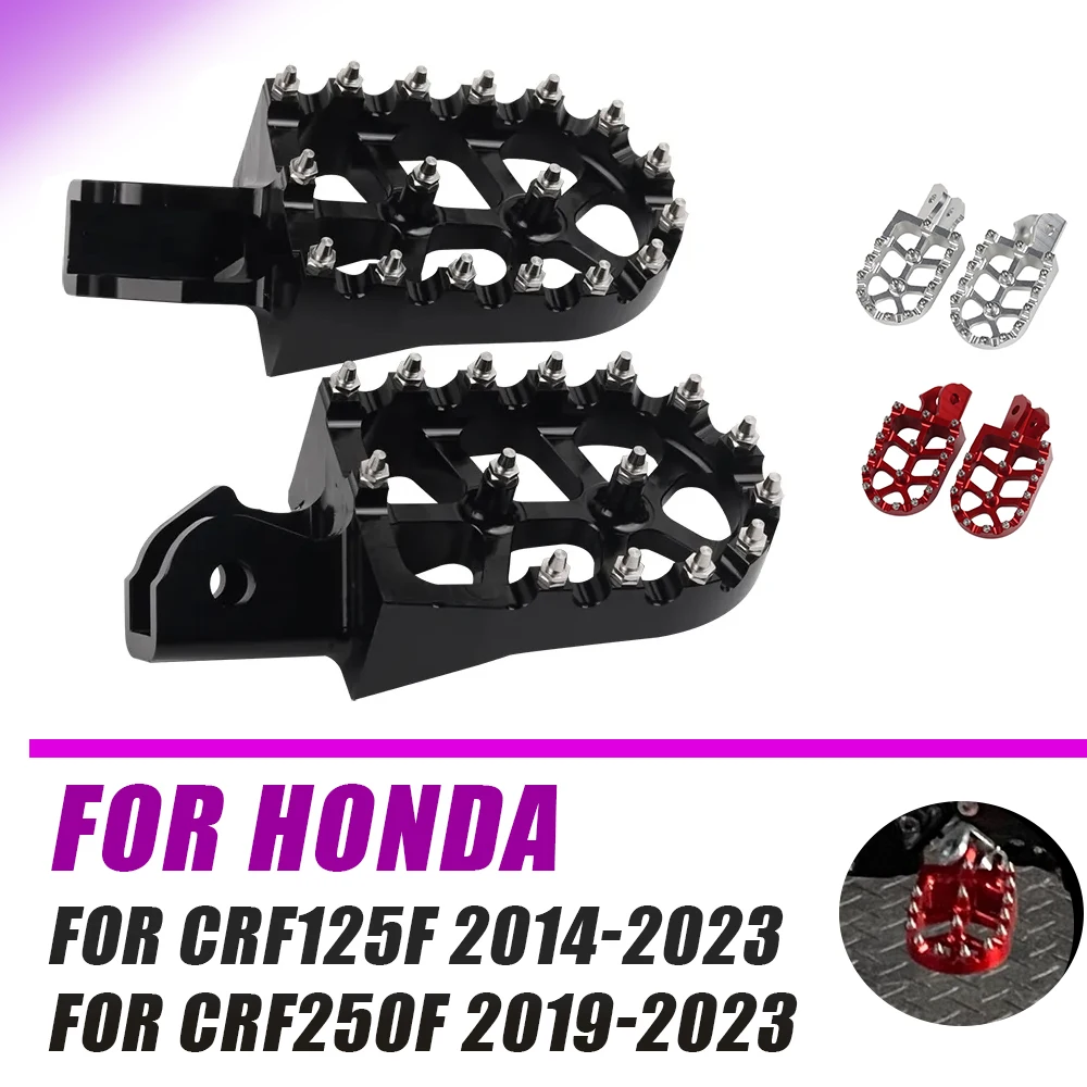 Ebike Pegs Red Dirt Bike CNC Foot Pegs For CRF125 CRF250 CRF450 - Foto 7