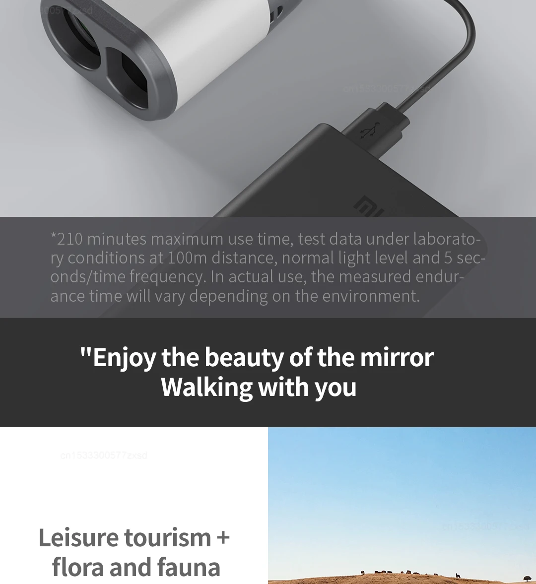 Xiaomi DUKA ATuMan TR1 Laser Rangefinder Telescope 6X