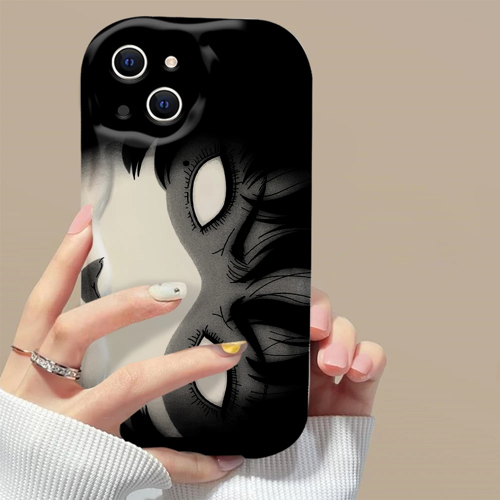 Junji Ito Horror Art Shockproof Phone Case - Tomie Design