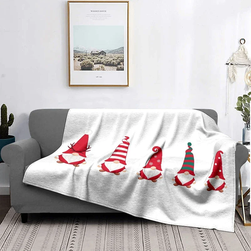 thumbnail image 1 of Decoración del hogar, manta de felpa para sofá, colcha, cama, mantas suaves y esponjosas, decoración a cuadros, moderna morandi, invierno, Feliz Navidad, 1 of 5
