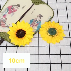 Sunflower Head Artificial Flower Decorations - Pack of 5/10/20 for Home and Window Décor (Sunflower Head 8)