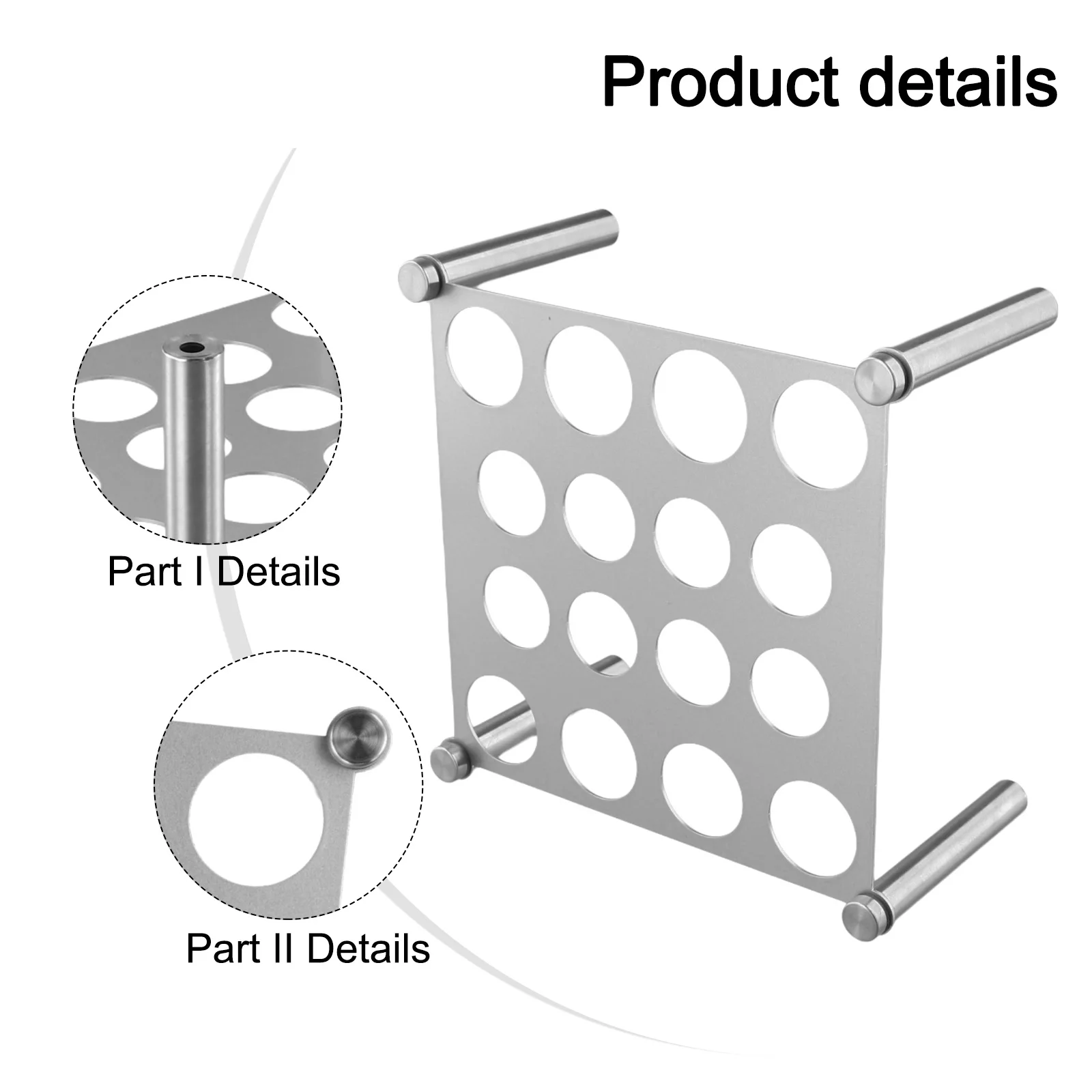 About 180g Chess Molds Holder Functional Chess Piece Stand Crafting Tools Functional Holder Iron Material