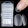 Ultra-Short Matte Oval False Nails