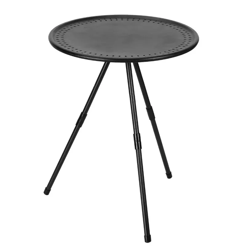 Outdoor Portable Folding Table Ultra Light Camping Triangular Support Small Round Table Adjustable Table Chair Simple Tea Table