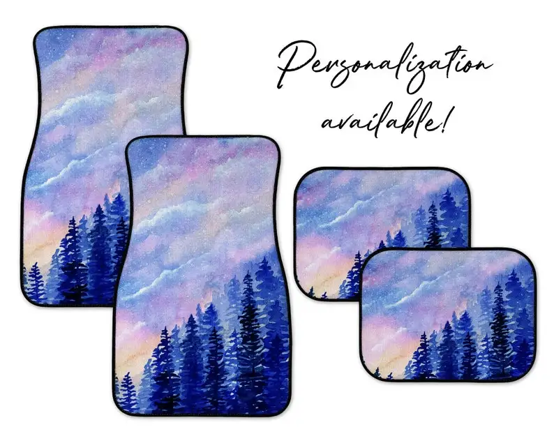 

Blue Mountain Car Mats, Personalization Available