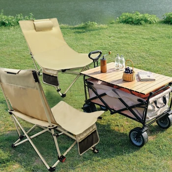 WESTTUNE Oversized Folding Beach Chair 1