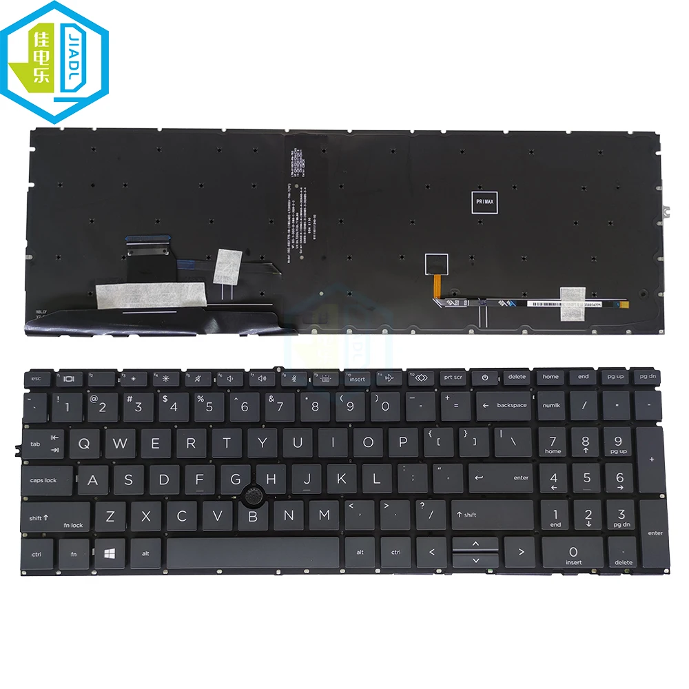 Computador Portátil Retroiluminado ru Eua Reino Unido Espanha Teclado para hp Zbook Firefly 15 g8 15 g7 M07491001 L89916-001 071 Trackpoint Teclados Backlight