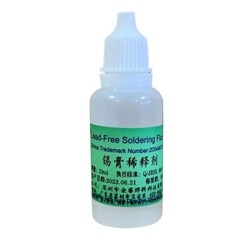 

Steel Flux Soldering Diluent 10ml Special Dilution For Solder Thinner Precise Dropper Design Meets Various Welding Needs