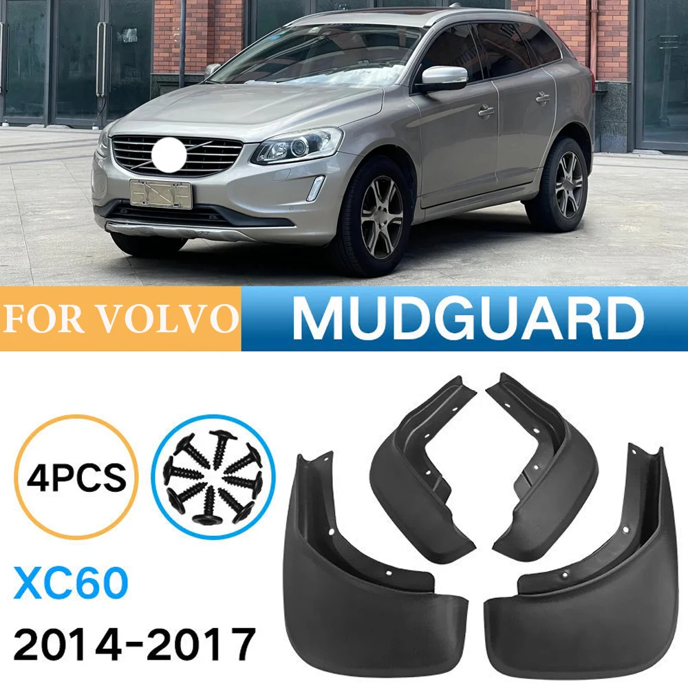 

Splash Guards Mud Flap Mudguards Fender Fitment Car Mud Flaps For VOLVO XC60 2014 - 2017 Mudflaps 2015 2016 Car-styling