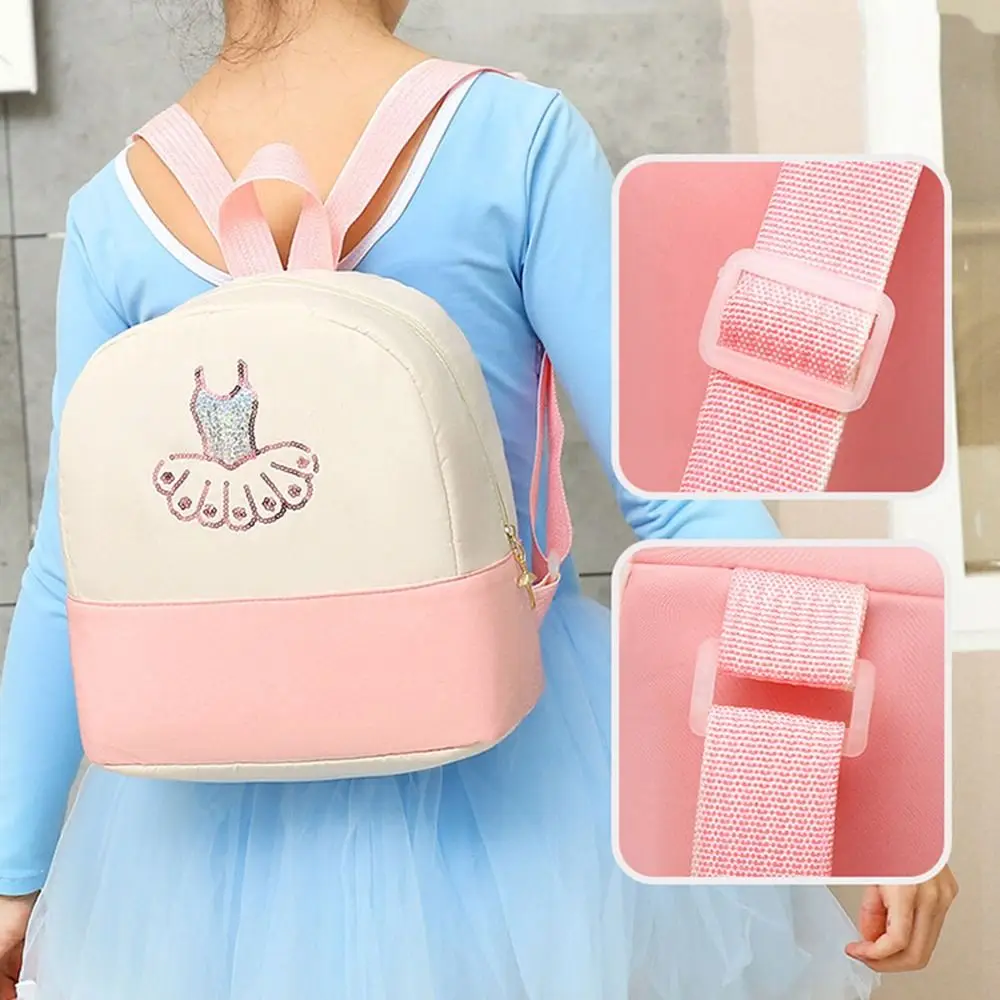 Cute Children's Dance Bag Princess Style Breathable Girls Ballet Sports Bag Waterproof Wear-resistant Kindergarten Yoga Backpack