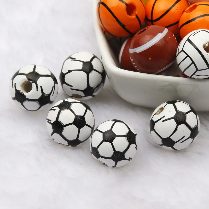  30pcs Ball Games Sports Charm,Basketball Football Volleyball  Baseball Rugby Soccer Charms Pendents for DIY Bracelet Necklace Earring  Jewelry Making Findings