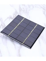 3W 5V Solar Panel Charger Photovoltaic Cells Solar Charging Panel for Solar Light for 3.7V Battery 3-5V Battery/Phone Charger
