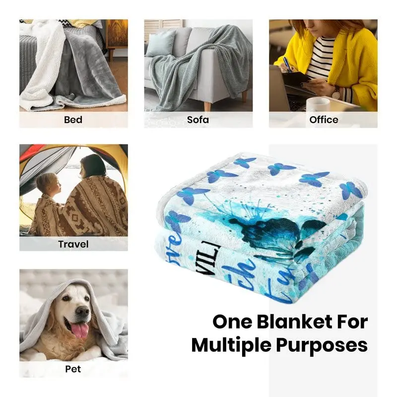 Ultra-Soft Flannel Throws Blankets, Sister in Law Sisters, Warm Quilts for Bed Couch, Birthday Gifts 5