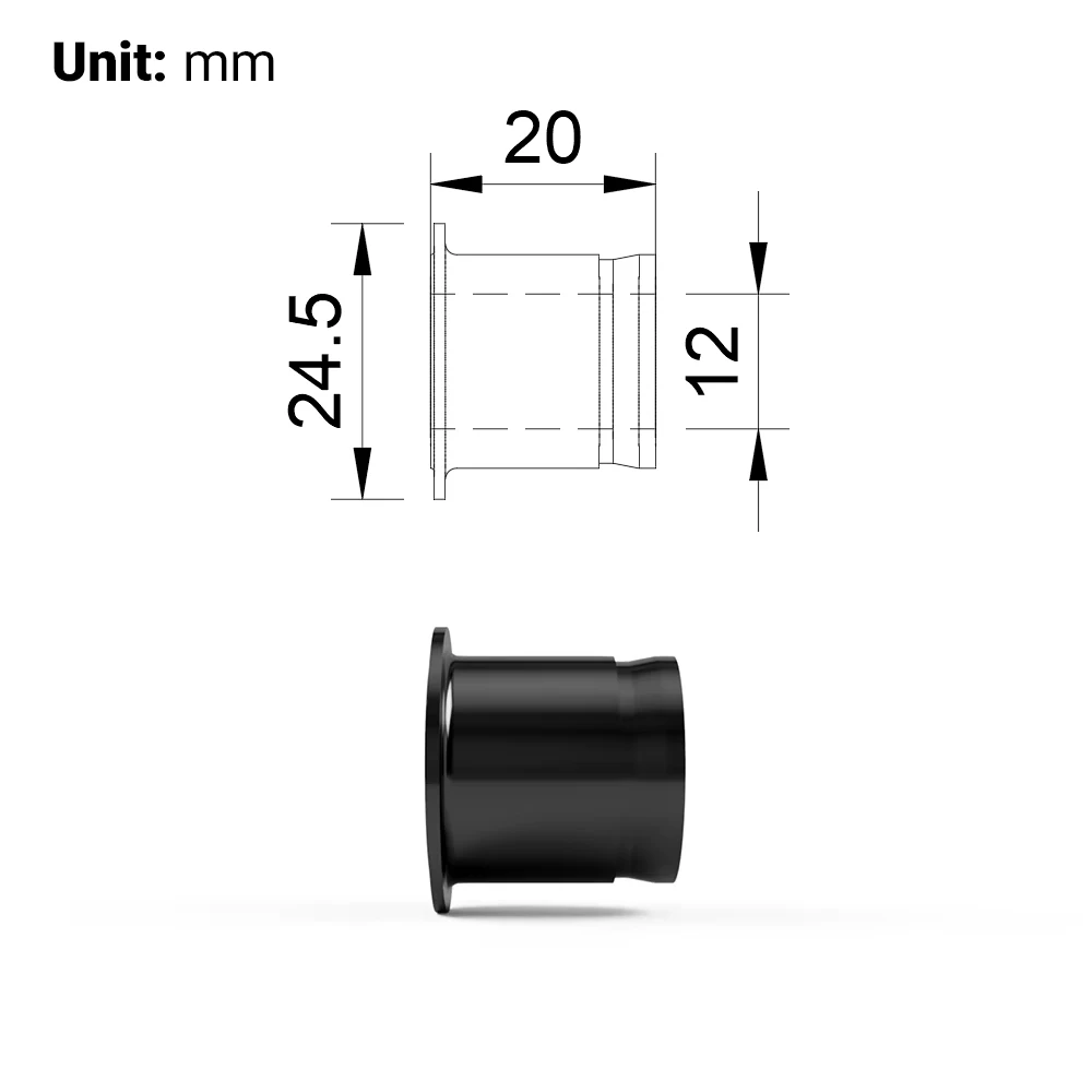 Rear Bike Hub End Caps 12mm Thru Axle Replacement & Conversion Kit