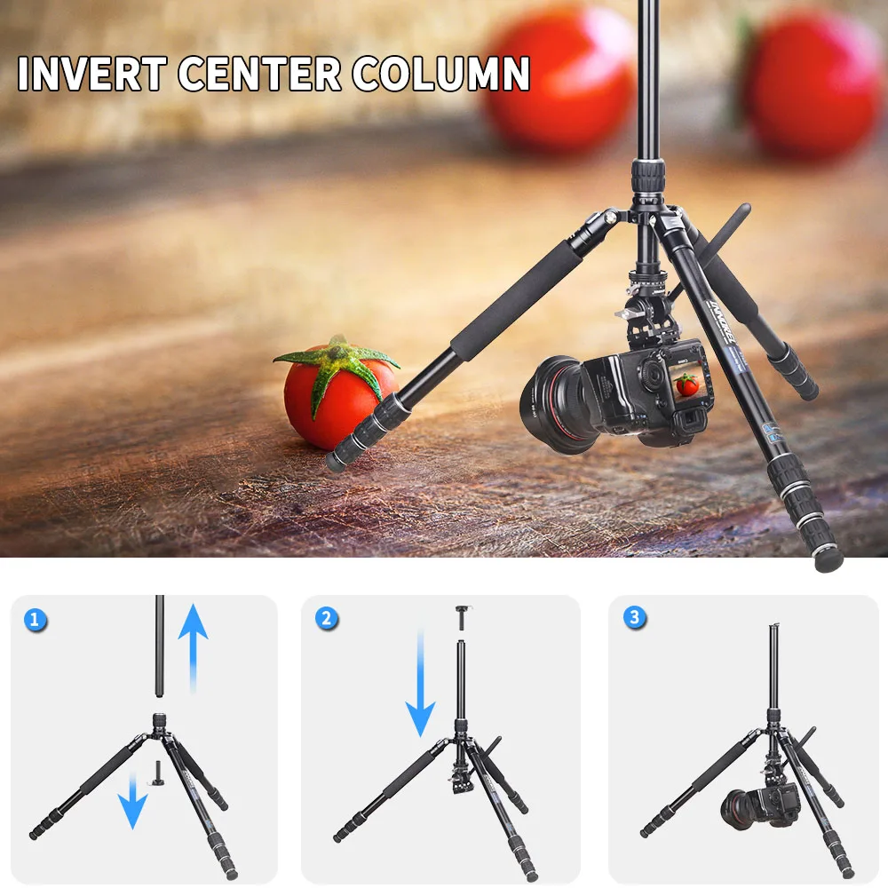 Treppiede Professionale INNOREL RT45A+H10 - Trasformabile In Monopiede, Testa Fluida, Per Fotocamere E Videocamere - 12