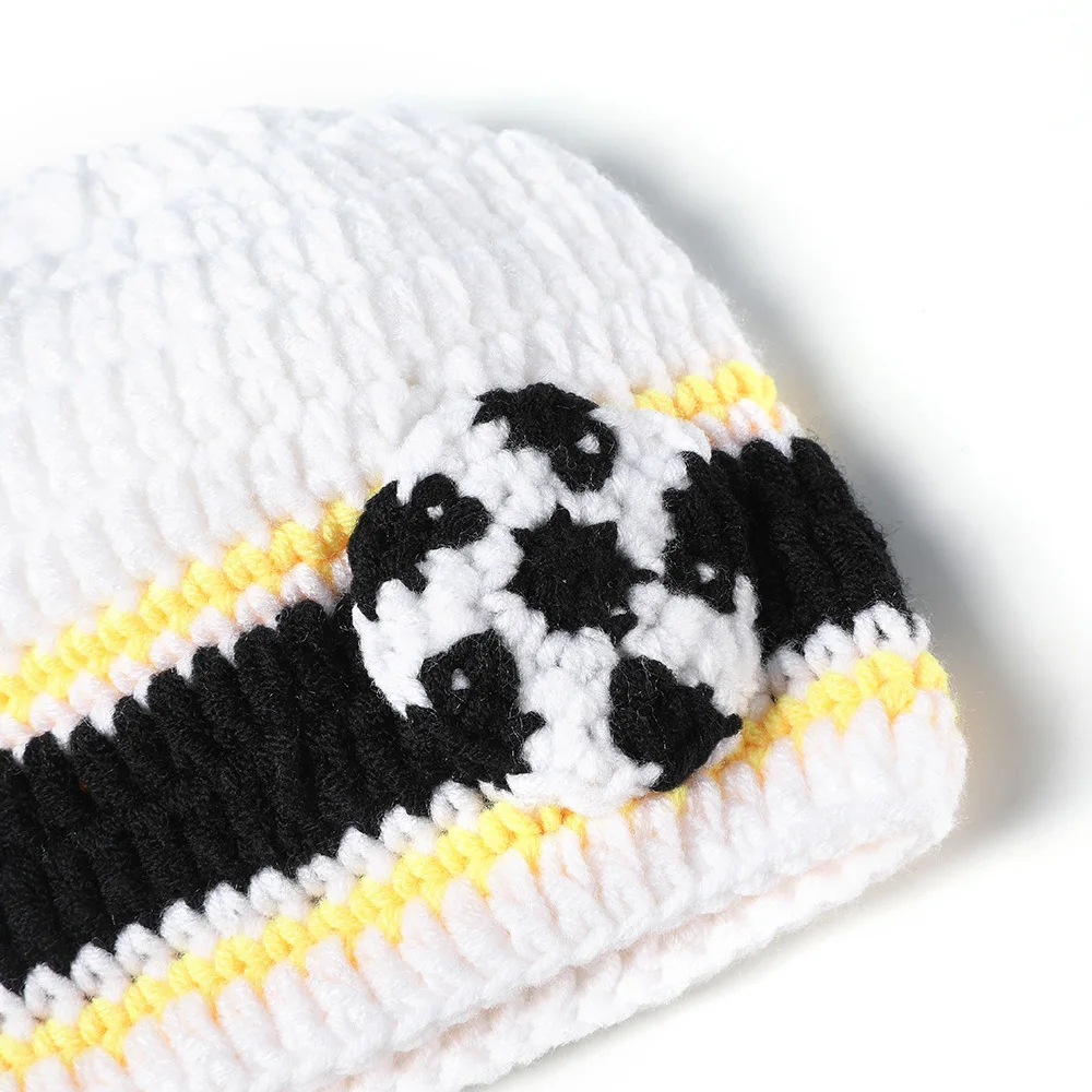 Baby Boy Girl Soccer Set Photography Props Accessories Newborn 0-3 Months Knitted Handmade Newborn Clothing Baby Sportswear Gift