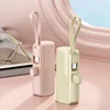 Xiaomi 50000mAh Mini Portable Capsule Power Bank Built-in Lanyard Mobile Power External Battery Fast Charger For Type-c Iphone 5