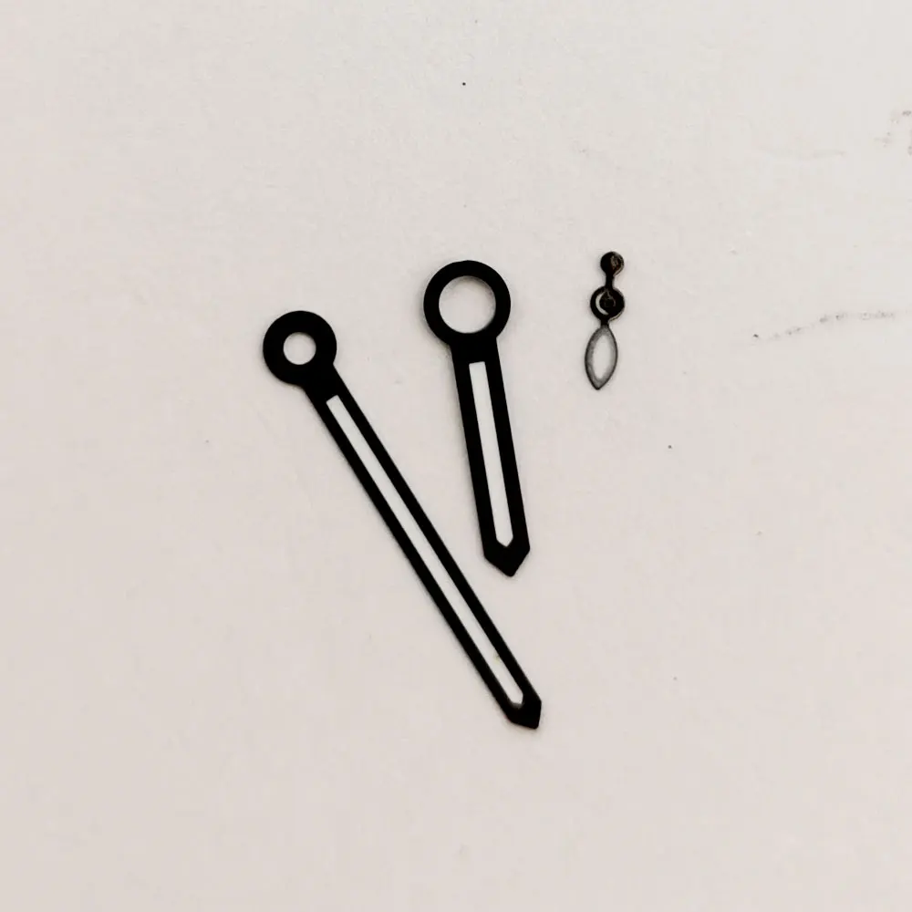 Black Mechanical Steel Manual Watch Hand For Eta 6497 6498 St 3600 Movement