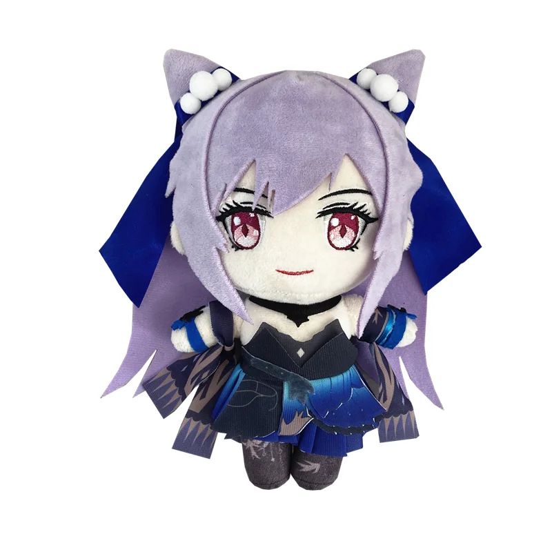 20cm Genshin Impact Plush Toys Cosplay Anime Kawaii Boys Girls Gifts Dolls Cartoon Mascot Character Cute Soft Stuffed Pillow genshin impact umbrella all weather cartoon folding parasol ayaka klee hutao anime genshin three folding umbrella rain gear gift