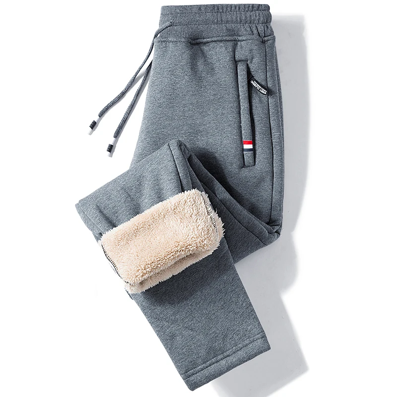 Winter Thick Casual Warm Fleece Sweatpants Male Pants Men Thermal Trousers Fashion Brand High Quality Joggers Streetwear Clothes