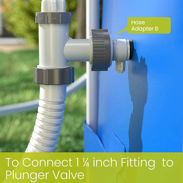 2Db 1 25–1 5 Hüvelykes Tömlő Adapter Hordozható Konverter Medencék Kiegészítők - Image 5