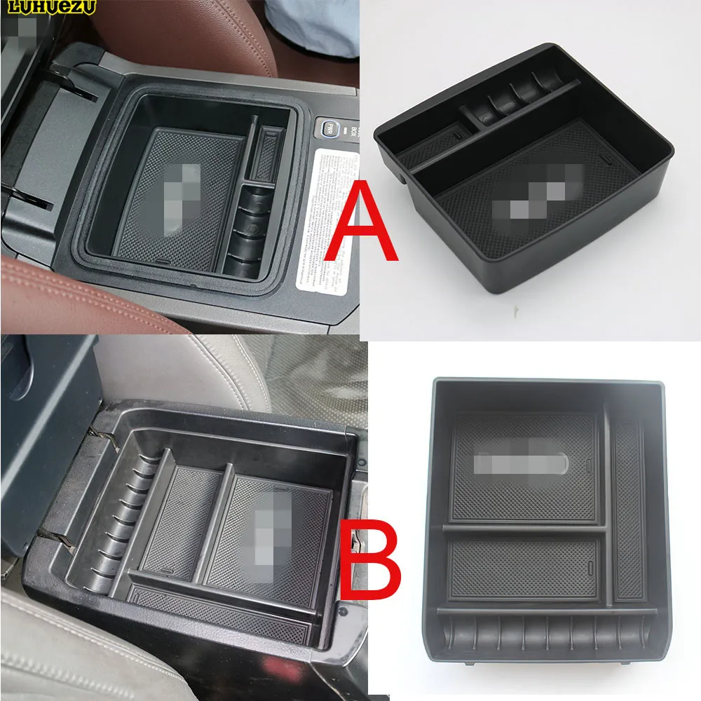 Non-Slip Central Armrest Container Stowing Box Refrigerator Cover Mat For Toyota Land Cruiser Prado FJ 120 2003-2009 Accessories