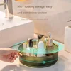 360 Degree Rotating Plastic Storage Tray Cosmetic Storage Box Brush Holder Cosmet Luxury Makeup Organiser Lipsticks Container 3