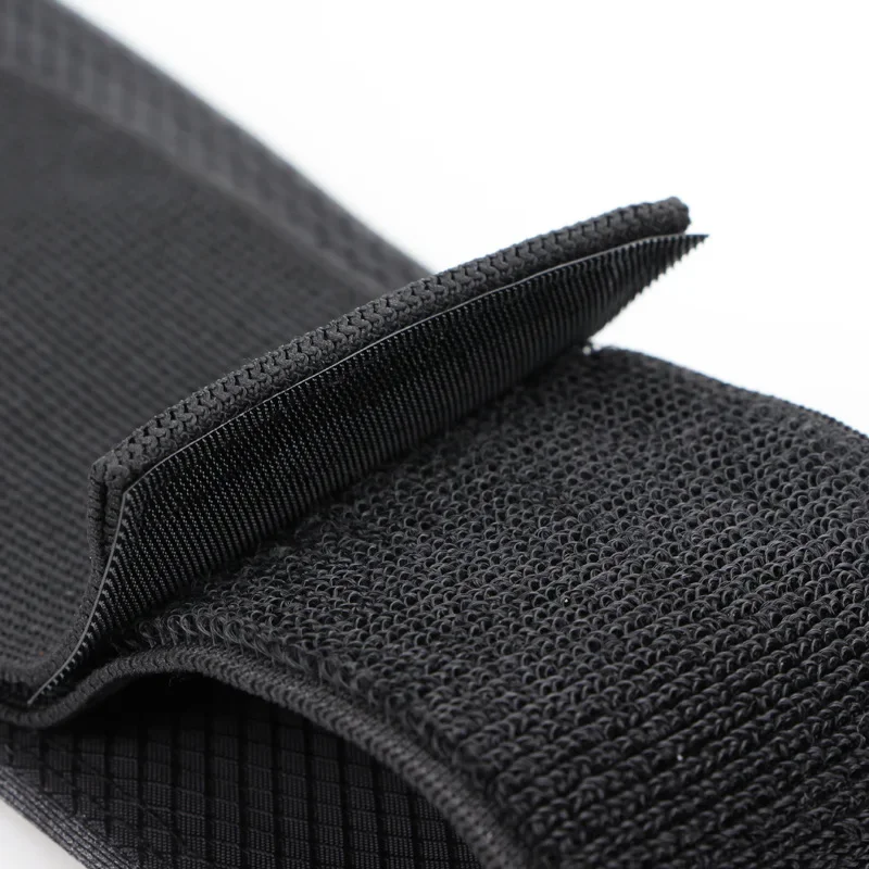 Queshark Reflective Elastic Waistband Sport Bag Double Zipper Pocket Running Gym Yoga Waist Belt Pack Phone Waist Wallet Bag 5