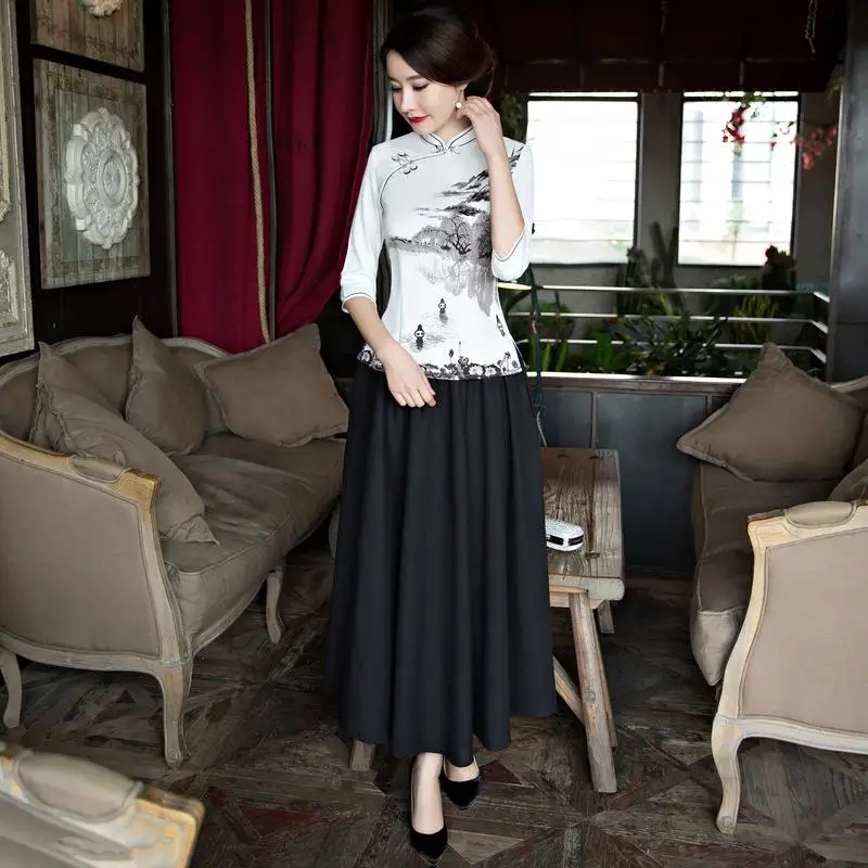 2025 ο Cheongsam    Qipao ְ  ߱ Ÿ ž ª Ҹ 콺 ٸ Į 糪 