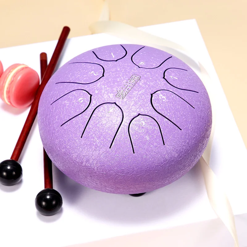 Mini Drum 3 Inch 6 Inch Gift Hollow Drum Beginner Steel Tongue Beginner Children's Percussion Instrument