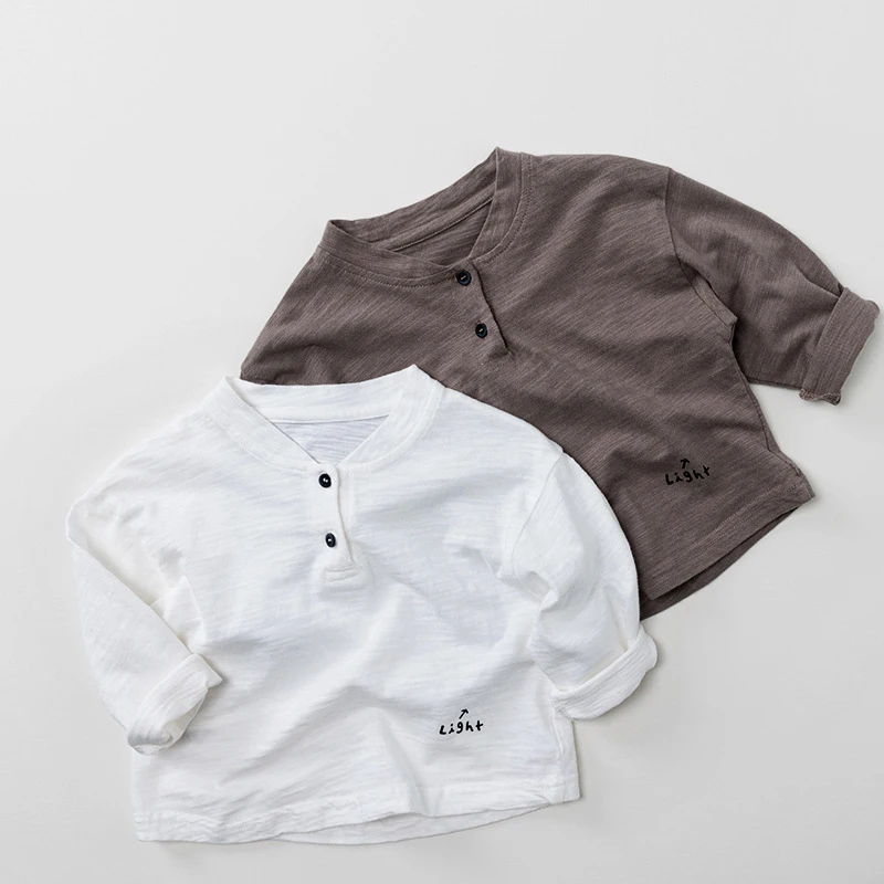 Cotton Kids Undershirts for Autumn