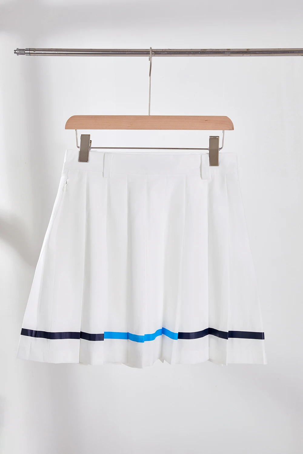 Sport shorts Printed stripe pleated golf skirt for women short pants sports tennis bottom classical skirt