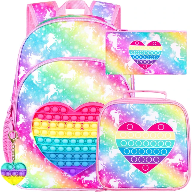 Mochila niña preescolar,12 pulgadas unicornio de lentejuelas mochilas  preescolar de para niños con fiambrera : .com.mx: Ropa, Zapatos y  Accesorios