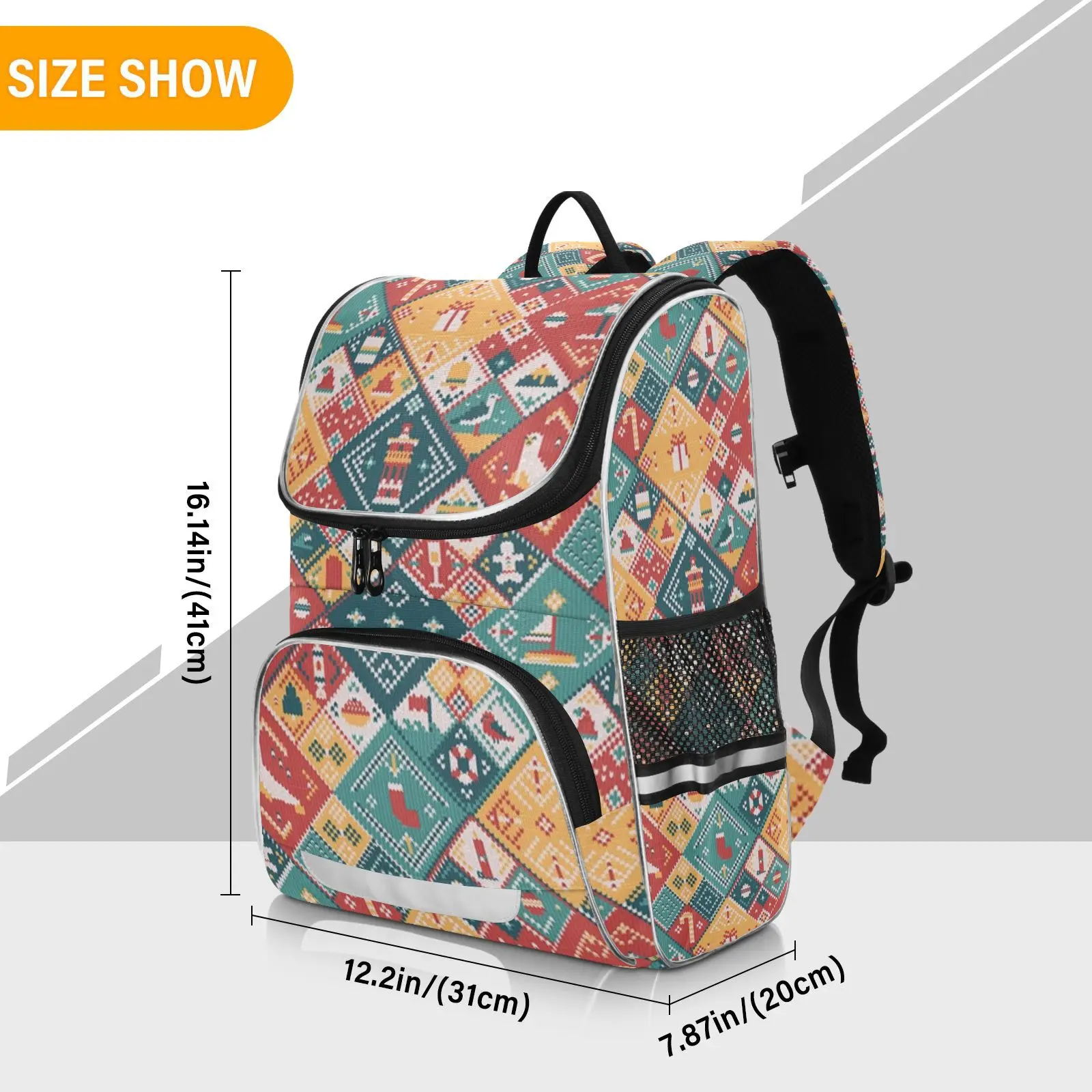Schoolbag Children Backpack Boy Girl Primary Christmas Element Design Book Bag Multi Pockets large capacity Japanese Backpacks