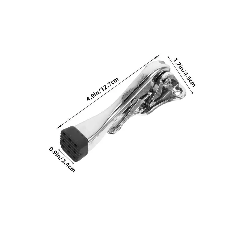 Adjustable Metal Foot Kick Down Door Stopper door stopper silicone door stopper magnetic door stopper door stopper bumpers 1Set with Rubber Base Anti Skid Security for Home Office Heavy Duty Door Stop