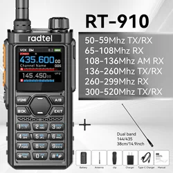 Enhanced Multi - Band Walkie Talkie with 960 Channels and AM/FM Capabilities for US (Add dual band)