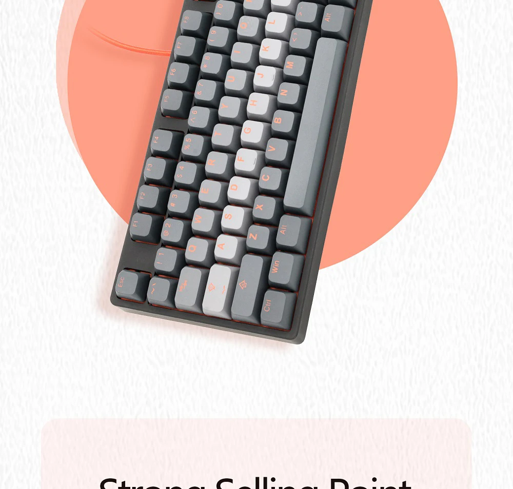 Taihao-Doubleshot Keycaps para DIY Gaming Teclado Mecânico,