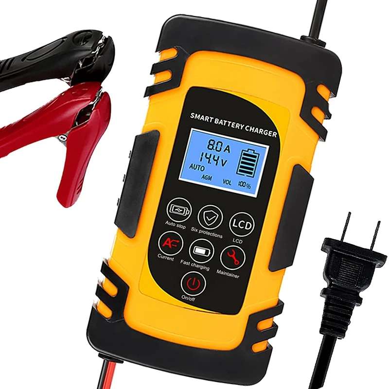 12v Quick Charging Car Battery Charging Motorcycle Charger Full