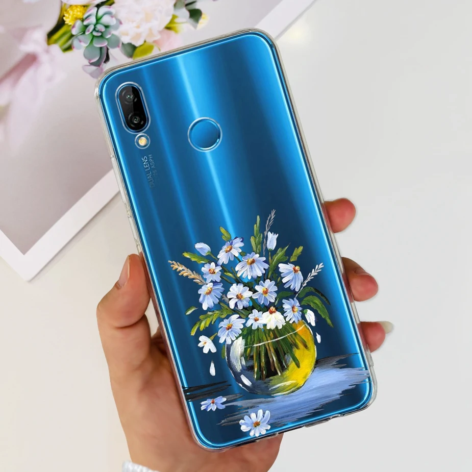 Stylish Painted Clear Silicone Soft TPU Phone Case