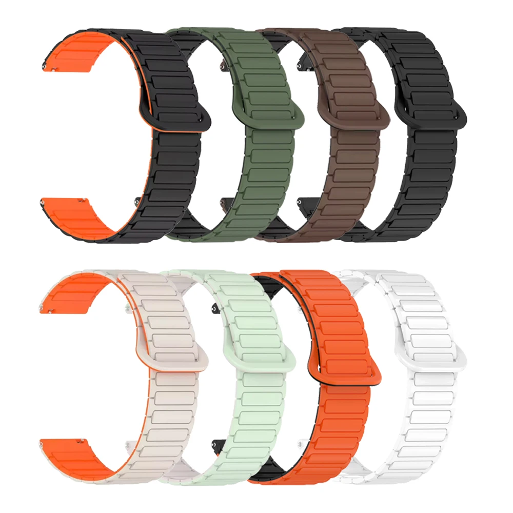 Enhanced Sport Magnetic Loop Band - Premium Silicone Strap, Adjustable Fit Bracelet, Multiple Sizes Available