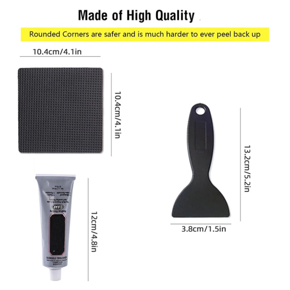 Trampoline Fix Repair Kit Waterproof Tent Patching Tear or Hole Accessories outdoor Durable TPE Square Trampoline Mat Patch tool 4
