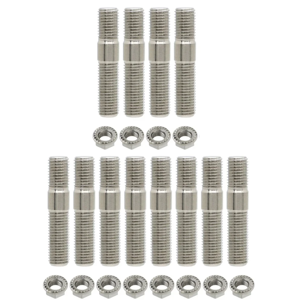 thumbnail image 2 of M10x1.25mm Turbo To Manifold Titanium Stud Kit - 4-Piece High Temp Racing Studs 2 of 5