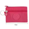 2023 New Durable Canvas Money Coin Purse with Key Ring Waterproof Wear-resistant Wallet Money Bag Male Female Credit Card Holder 6
