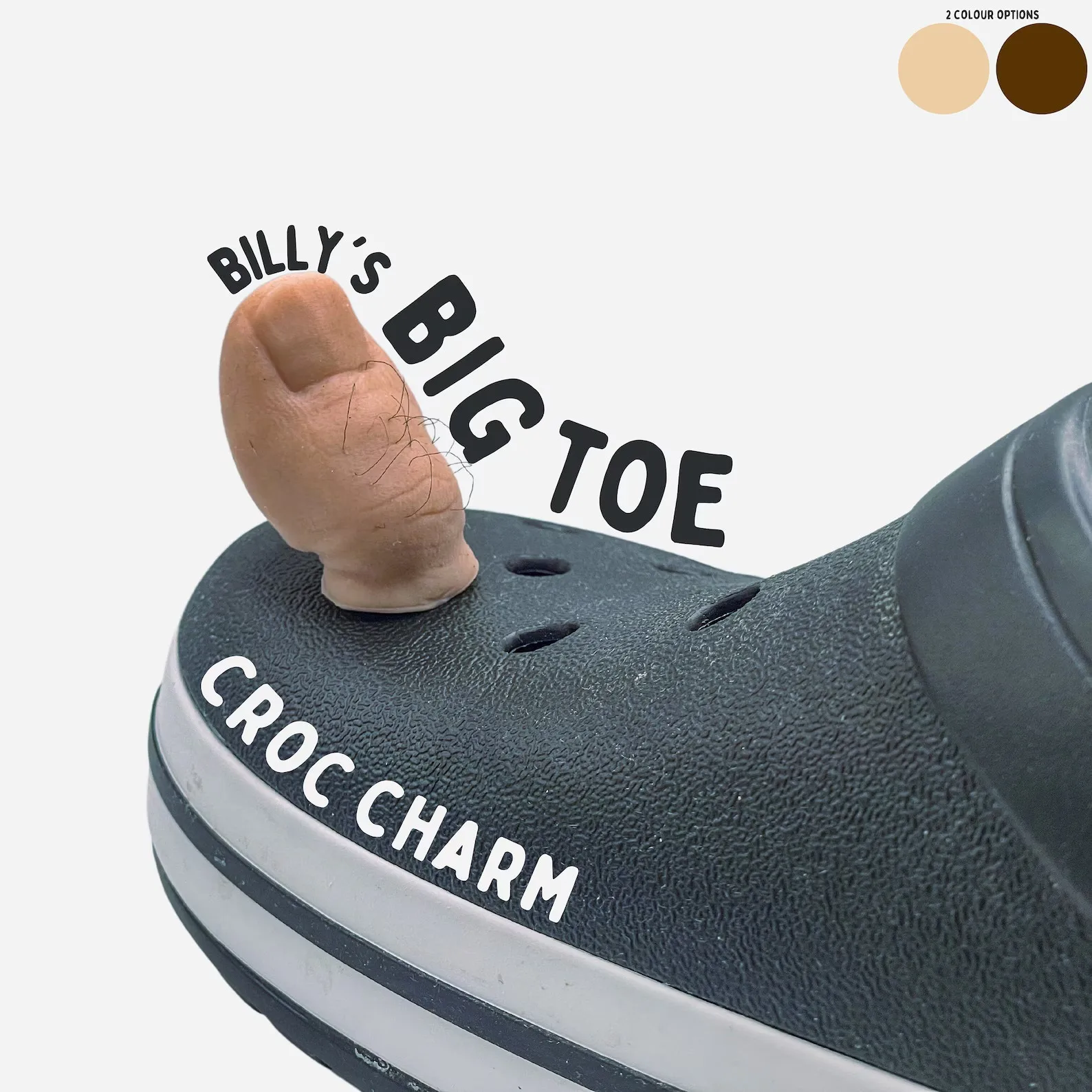 1Pcs New Thumbs Up Spoof creative Hole Shoe Charm Imitation Big Toe Slipper Decoration Kids Adult Sandals Funny Pin Accessories