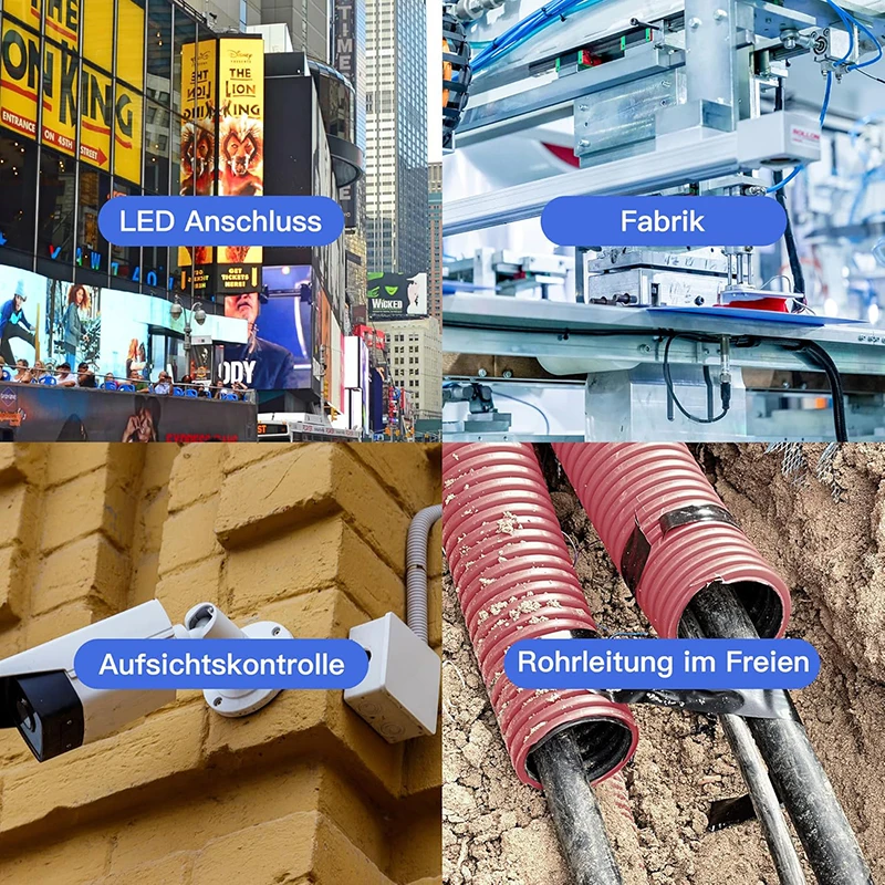 RJ45 Coupler Ethernet LAN IP68 Cable Wire Connector M25 Gland No Shielded Cable for Outdoor LED Equipment Underwater