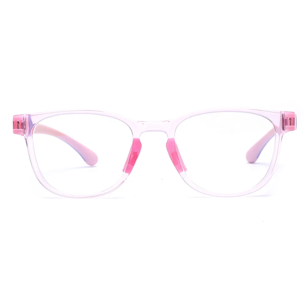 Blue Light Blocking Glasses JM Square Children Anti Blue Light Blocking TR90 Detachable Legs Computer Gmaing